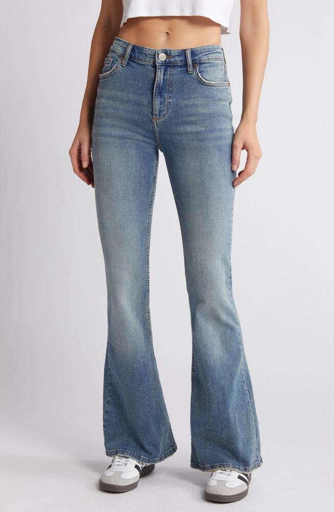 BDG Urban Outfitters Mid Rise Flare Jeans in Light Wash Cover