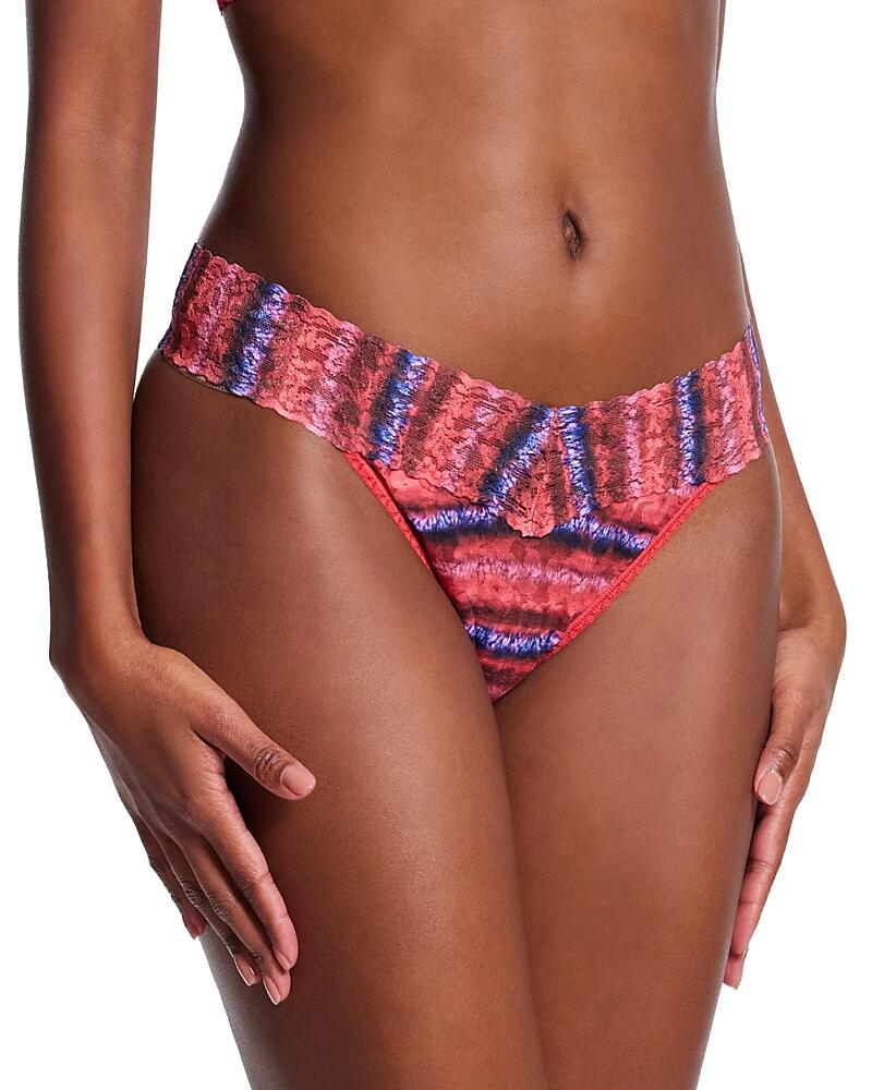 Hanky Panky Original-Rise Printed Lace Thong Cover