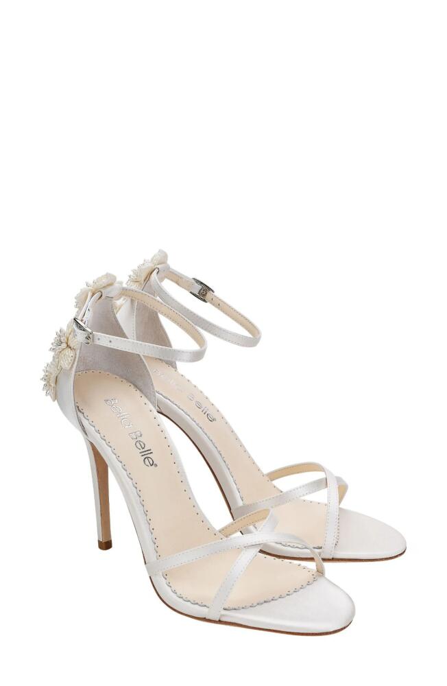 Bella Belle Gardenia Ankle Strap Sandal in Ivory Cover