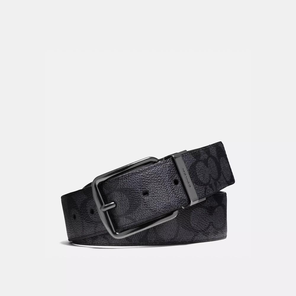 Coach Harness Buckle Cut To Size Reversible Belt, 38mm Cover