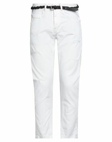 Displaj Man Jeans White Cotton, Elastane Cover