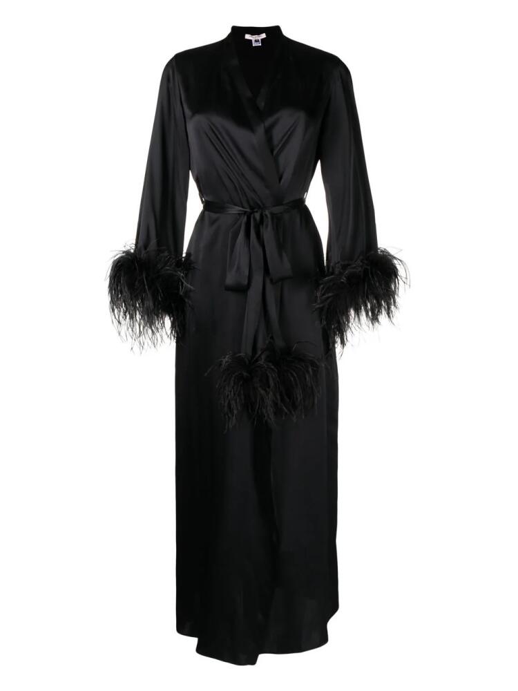 Gilda & Pearl Camille long robe - Black Cover