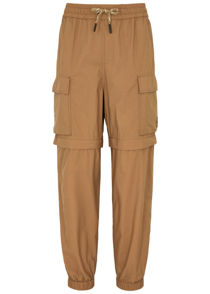 Moncler Day-Namic Shell Cargo Trousers - Brown Cover