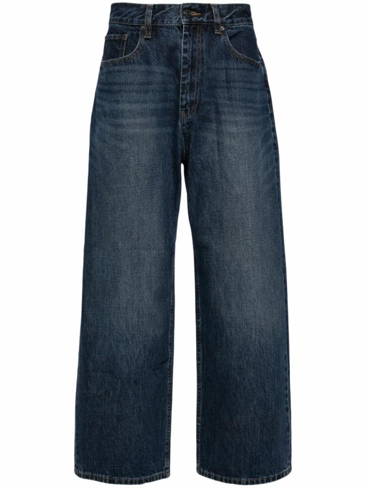 CROQUIS mid-rise straight-leg jeans - Blue Cover