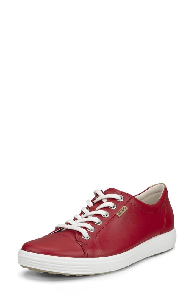 ECCO Soft 7 Sneaker in Chili Red Cover