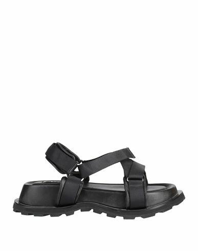 Jil Sander Woman Sandals Black Textile fibers Cover