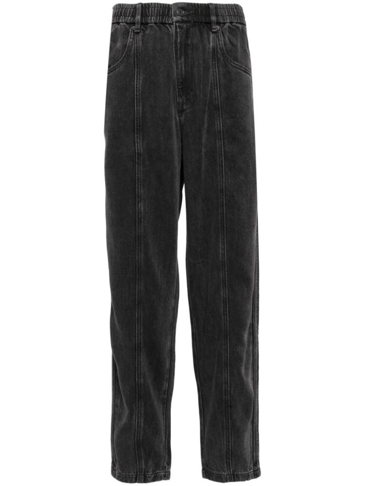 CROQUIS mid-rise tapered jeans - Black Cover