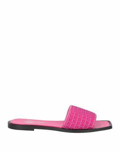 Manila Grace Woman Sandals Fuchsia Textile fibers Cover