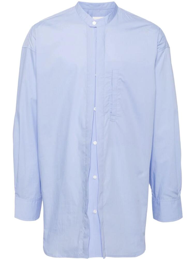 CROQUIS cotton long-sleeve shirt - Blue Cover