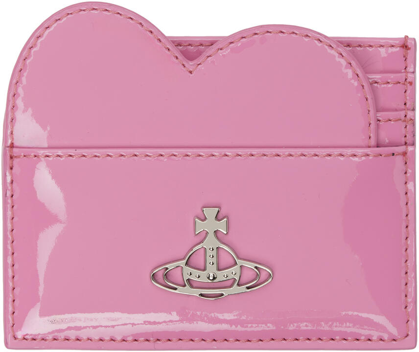 Vivienne Westwood Pink Heart Card Holder Cover