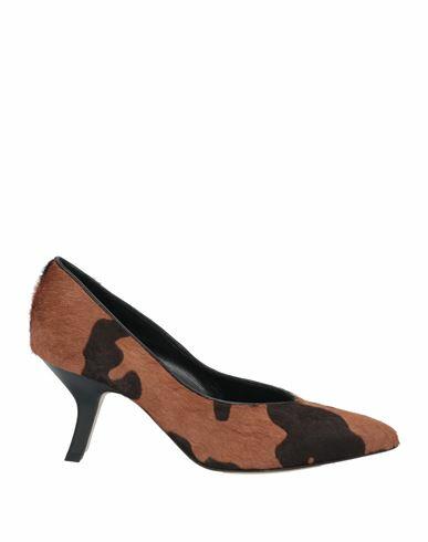 Francesco Sacco Woman Pumps Camel Leather Cover