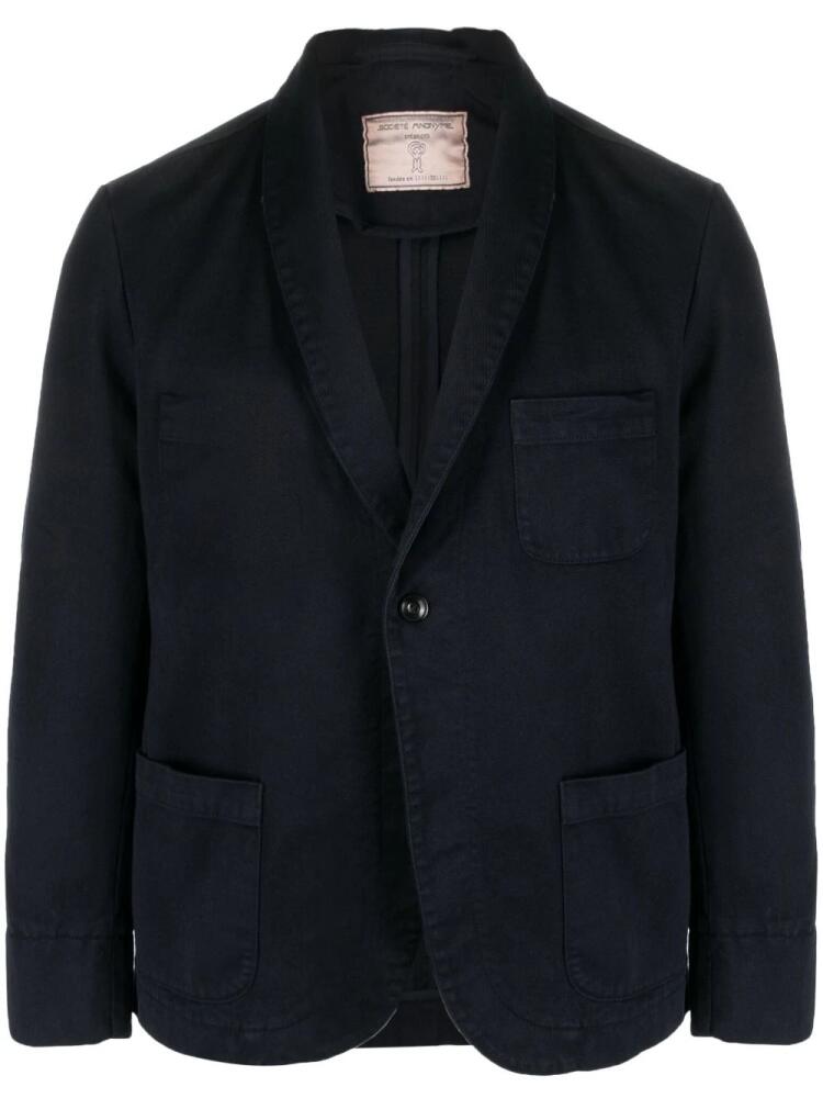 Société Anonyme Giacca Smok denim blazer - Blue Cover