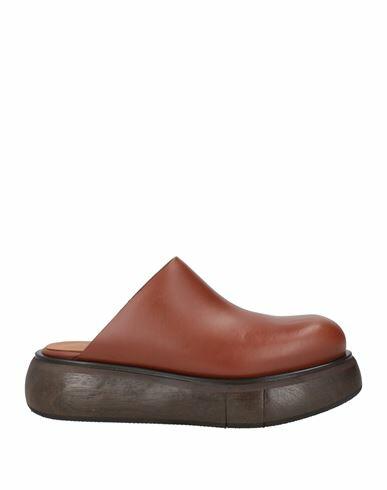 Paloma Barceló Woman Mules & Clogs Tan Leather Cover