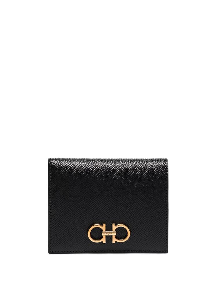 Ferragamo Gancini folding wallet - Black Cover