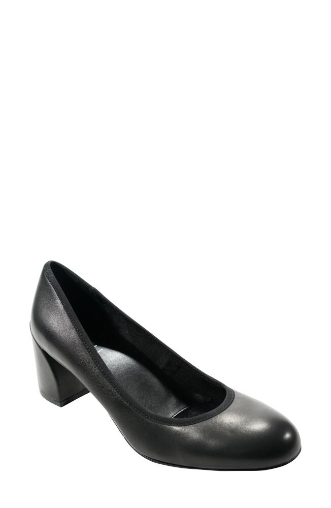 VANELi Camila Pump in Black Leather Cover