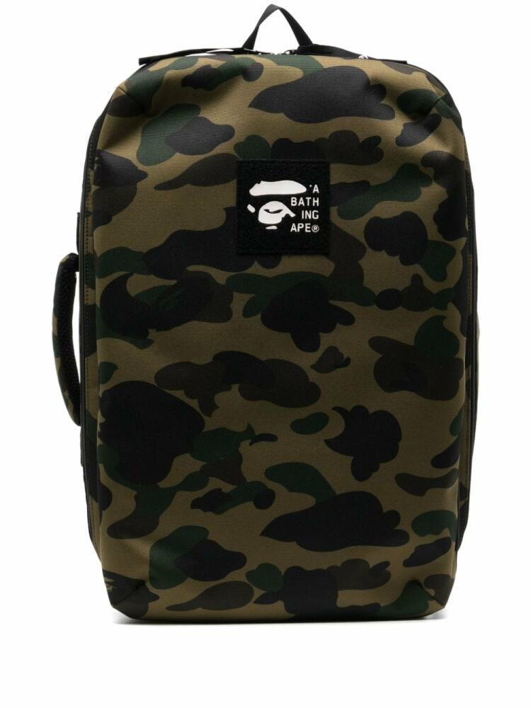 A BATHING APE® camouflage cordura backpack - Brown Cover