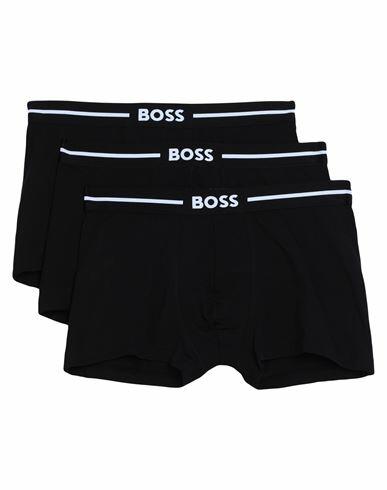 Boss Man Boxer Black Cotton, Elastane Cover