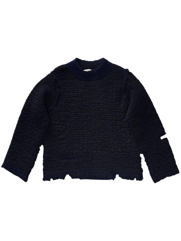 Namacheko Elmet crew-neck jumper - Blue Cover