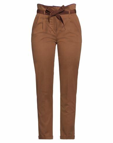 Alberta Ferretti Woman Pants Camel Cotton, Elastane, Acetate Cover