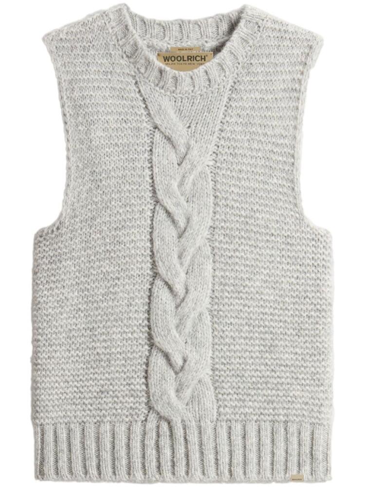 Woolrich cable-knit vest - Grey Cover