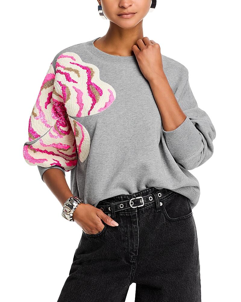 Essentiel Antwerp Floral Intarsia Pullover Sweater Cover