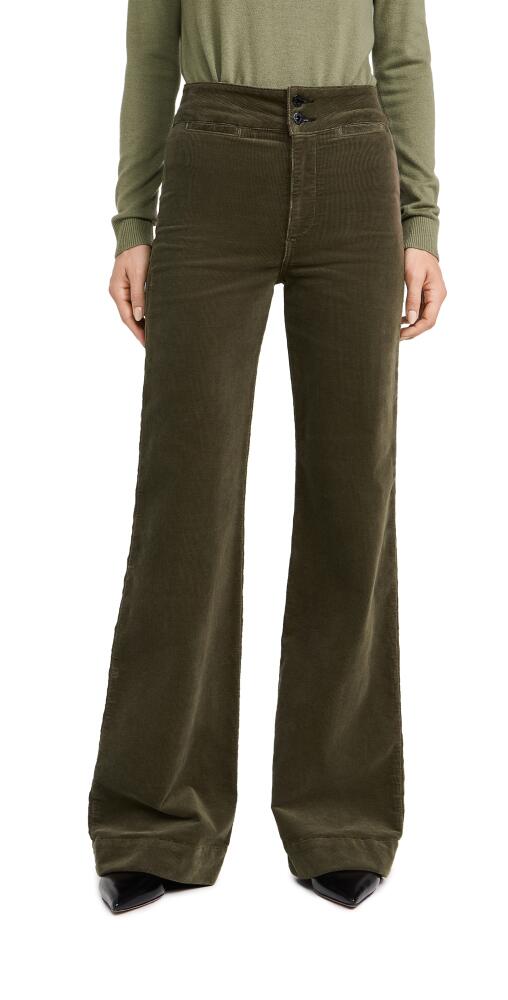 ASKK NY Brighton Wide Leg Jeans Safari Green Cover