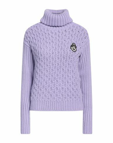 Gaëlle Paris Woman Turtleneck Lilac Acrylic, Wool, Alpaca wool, Viscose, Polystyrene Cover