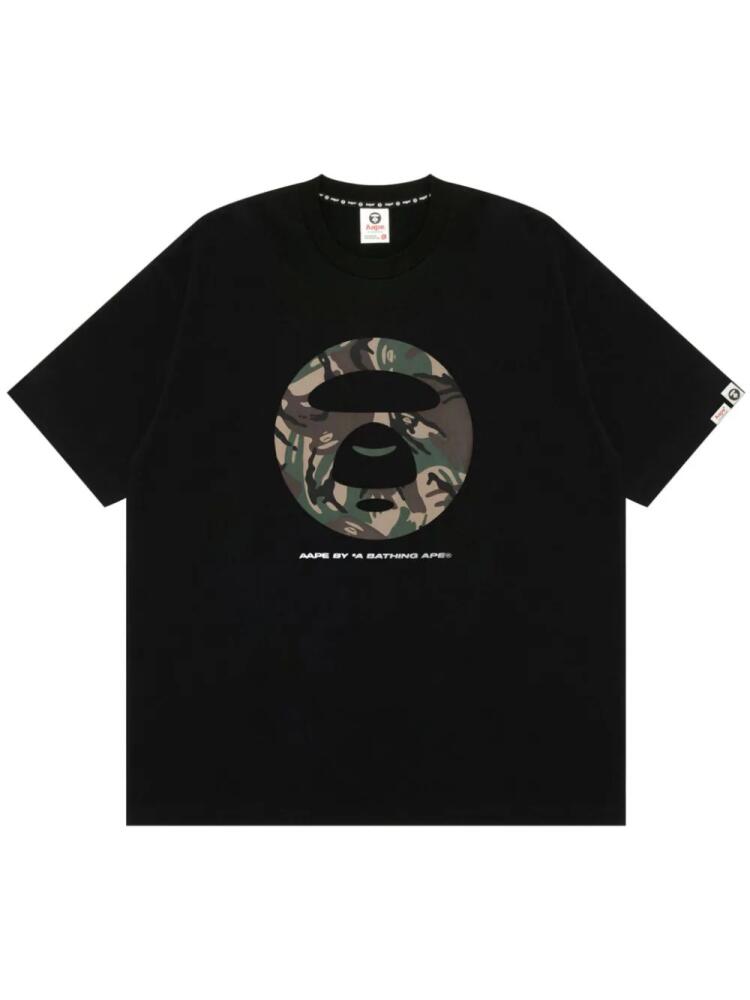 AAPE BY *A BATHING APE® graphic-print cotton t-shirt - Black Cover