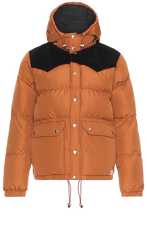 Deus Ex Machina Summit Puffa Jacket in Brown Cover