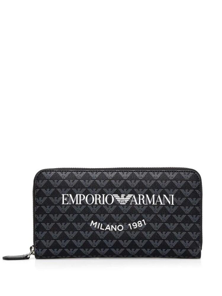 Emporio Armani monogram wallet - Black Cover