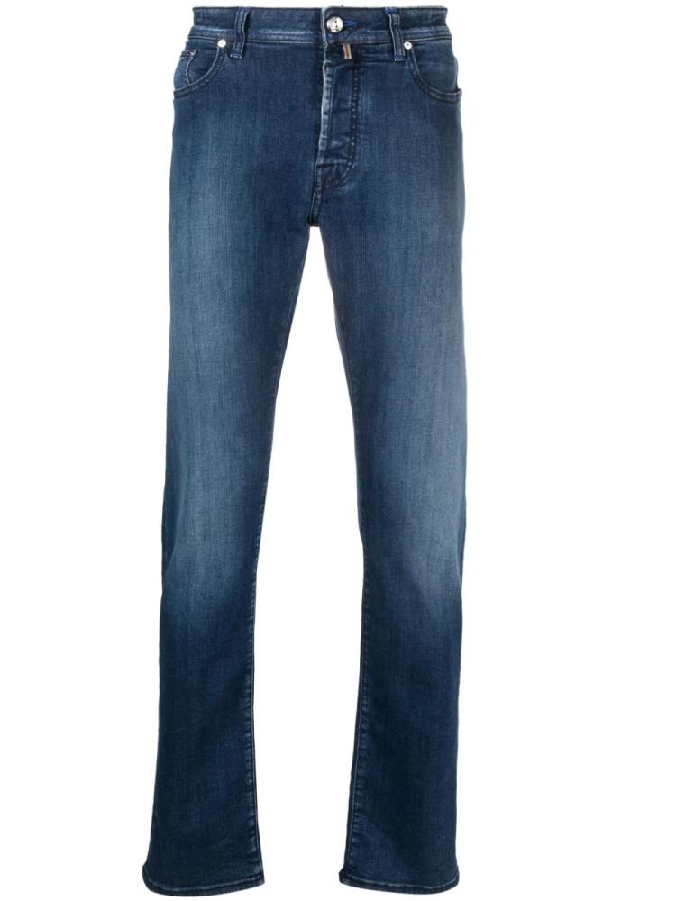 Jacob Cohën mid-rise straight-leg jeans - Blue Cover