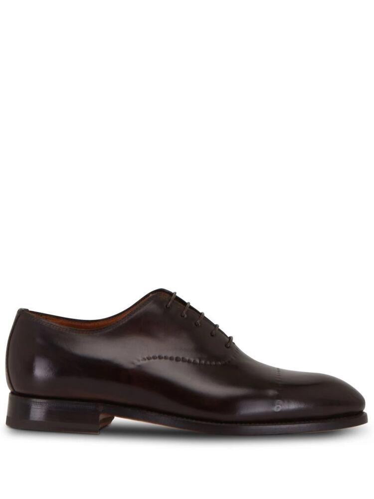 Bontoni leather Oxford shoes - Brown Cover