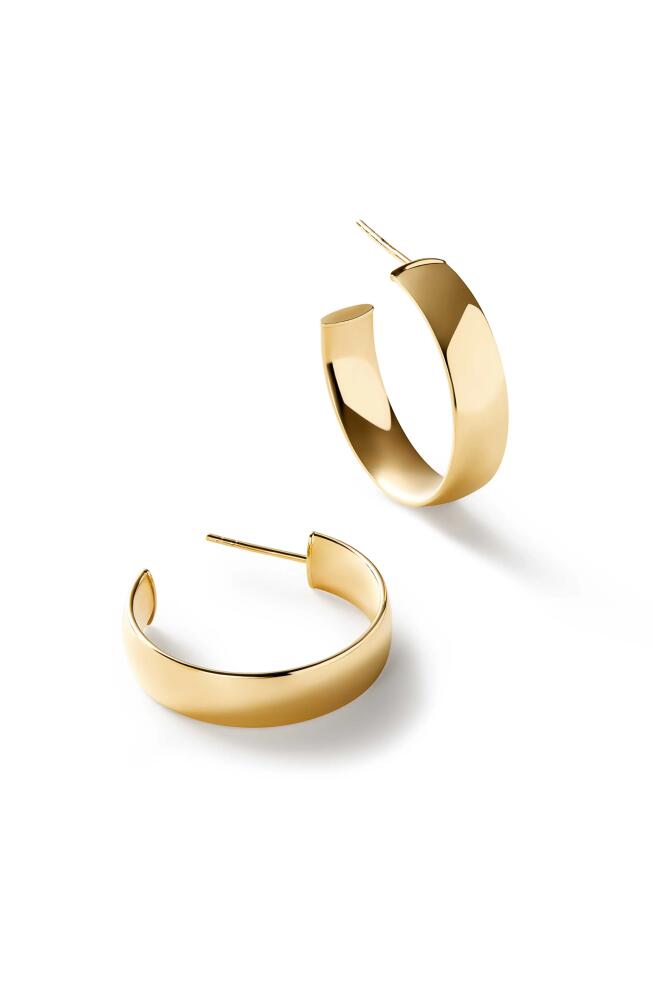 Ana Luisa Gold Huggie Hoop Earrings - Gold Bold Hoops Medium Cover