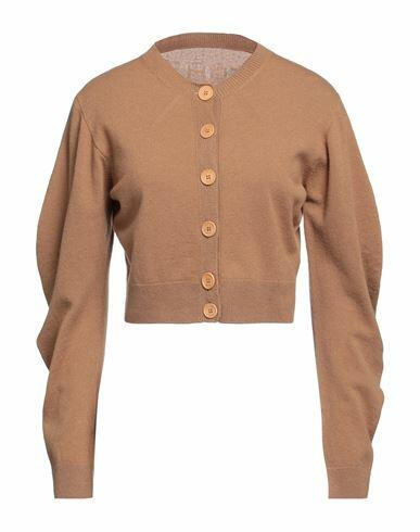 Circus Hotel Woman Cardigan Camel Wool, Cashmere Cover