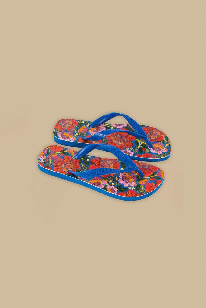 FARM Rio Blue Flowers Garden Havaianas Sandals Cover