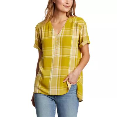 Eddie Bauer Women's Rivierah Short-Sleeve V-Neck Top Cover