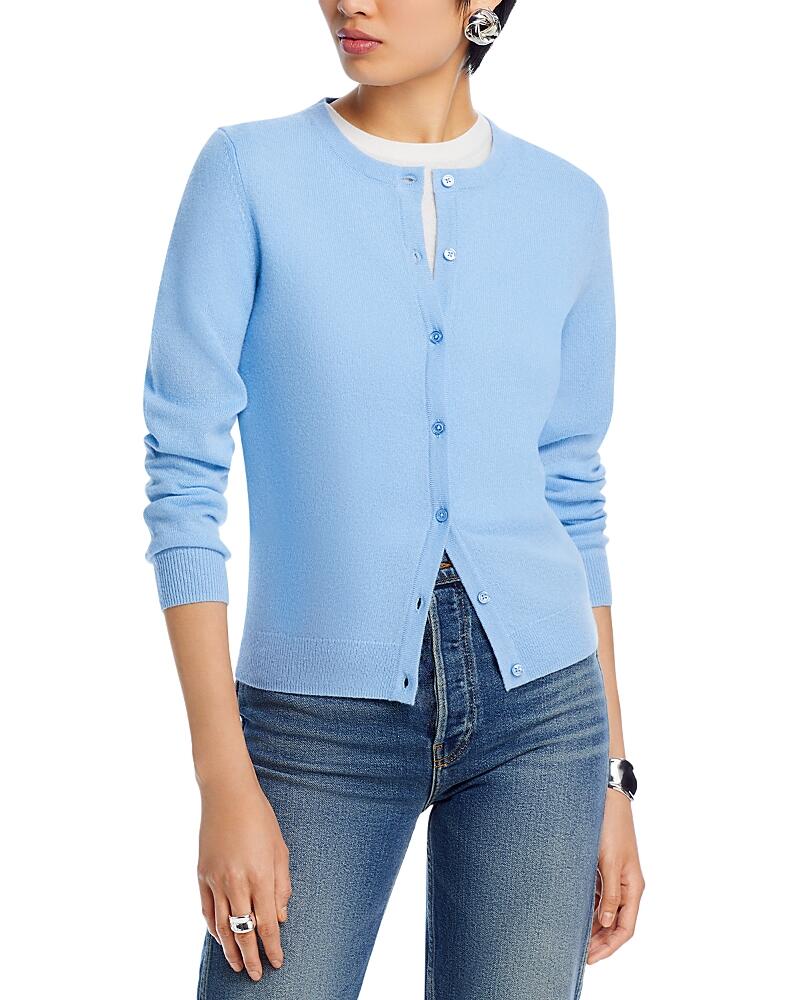 C by Bloomingdale's Crewneck Cashmere Cardigan - Exclusive Cover