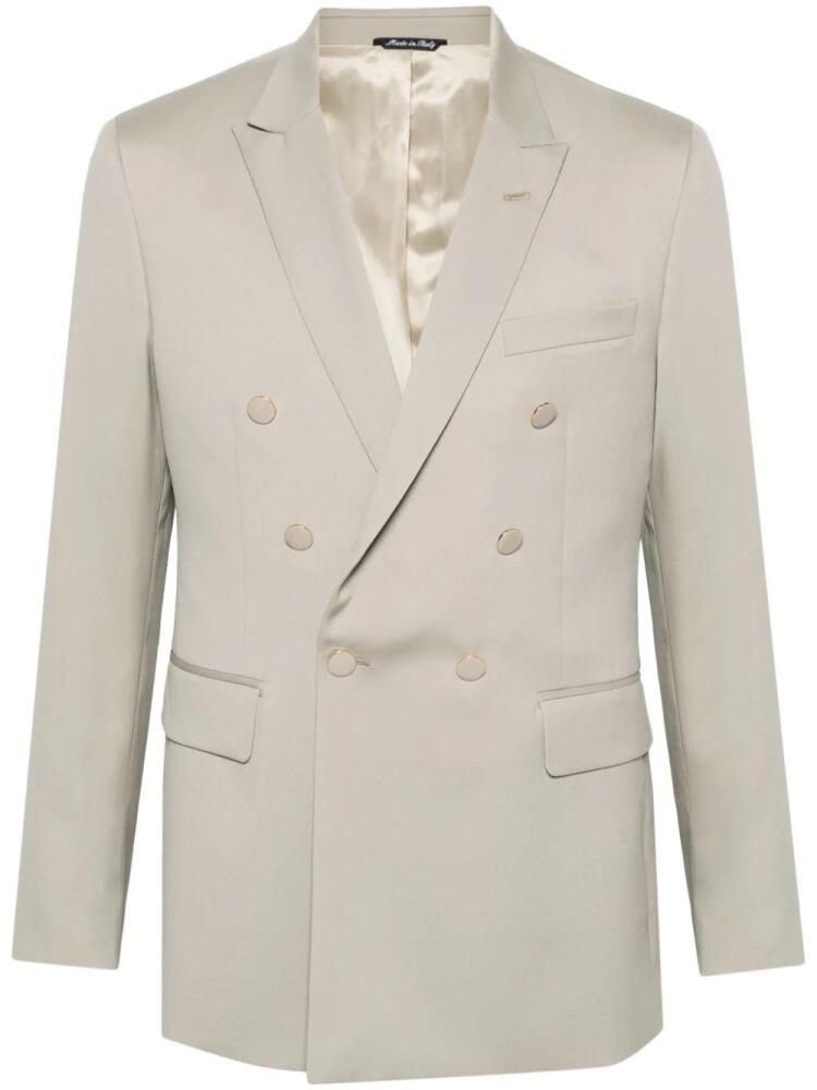 ERALDO double-breasted blazer - Neutrals Cover