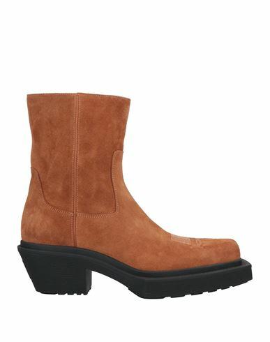 Vetements Man Ankle boots Tan Leather Cover