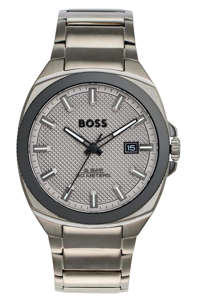 BOSS Walker Bracelet Watch, 41mm in Gray Cover