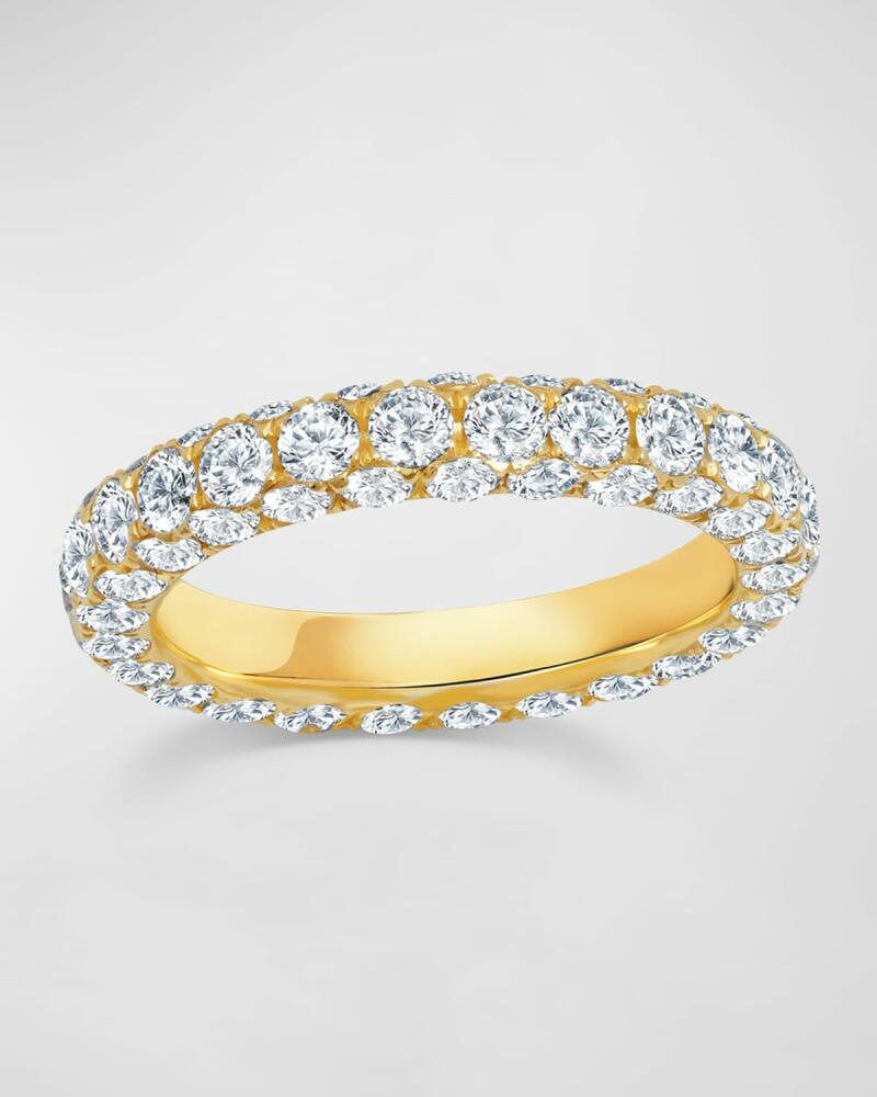 Graziela Gems Diamond 3-Sided Band Ring in 18K Gold Cover