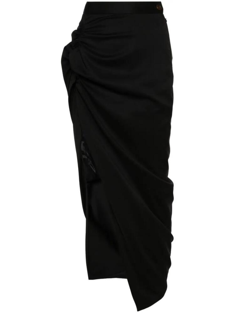 Vivienne Westwood draped-detail skirt - Black Cover