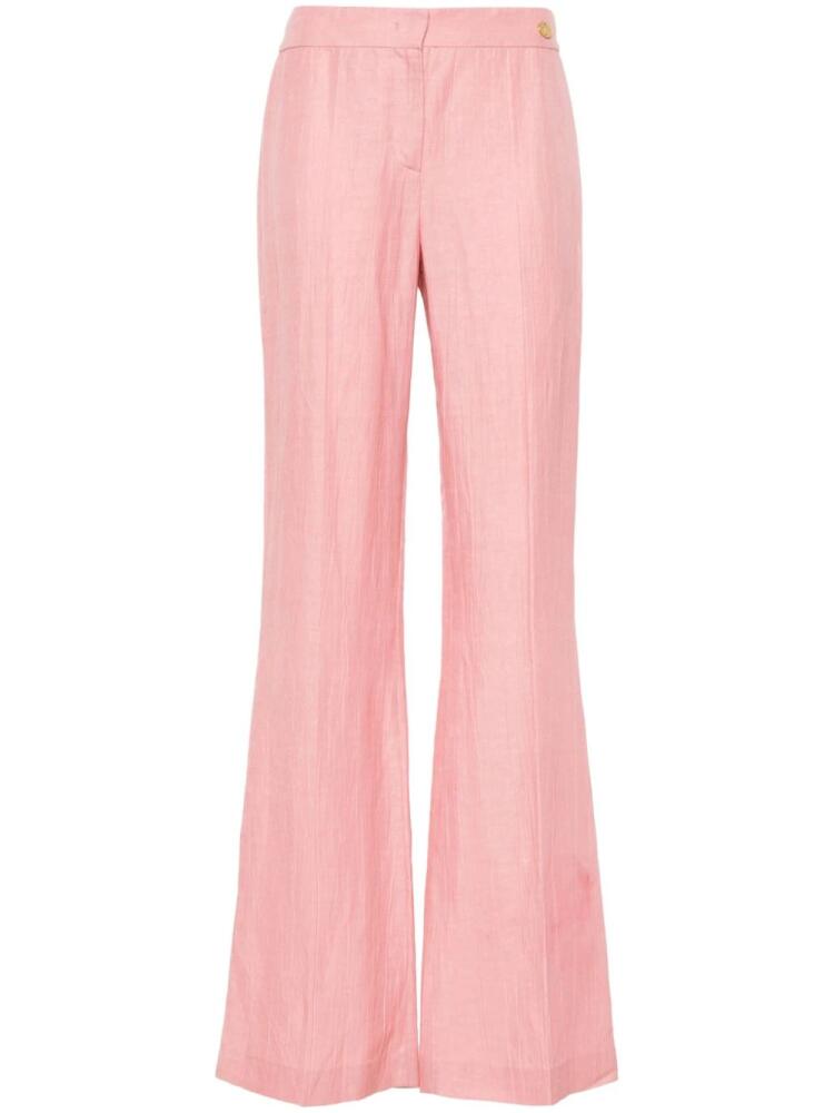 Câllas Milano Danae flared trousers - Pink Cover