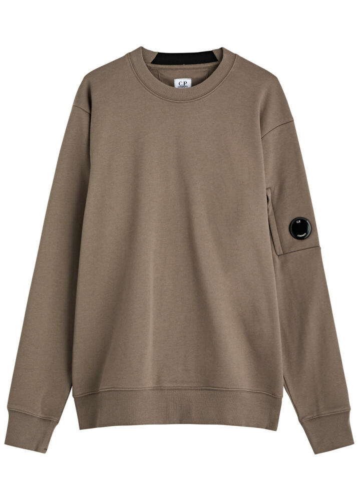 C.P. Company Lens Cotton Sweatshirt - Brown Cover