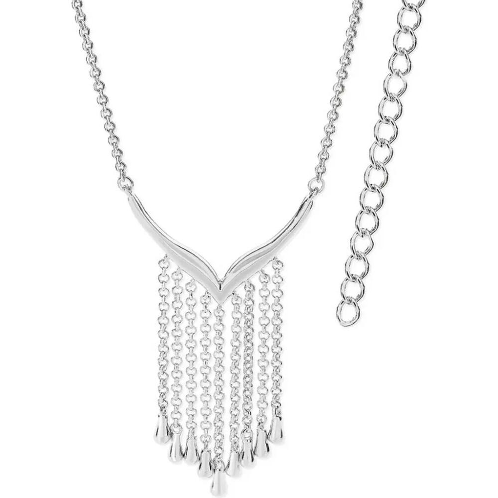 Lucy Quartermaine Waterfall V Necklace in Sterling Silver Cover