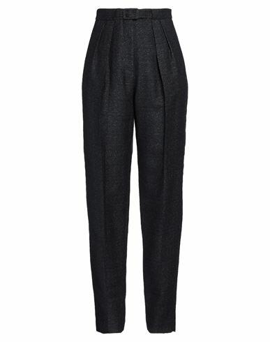 Emporio Armani Woman Pants Midnight blue Viscose, Wool, Silk Cover