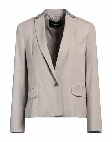 Fabiana Filippi Woman Blazer Grey Wool, Polyamide, Elastane Cover