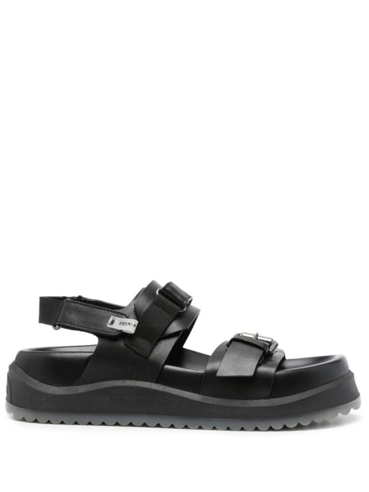 Premiata leather platform sandals - Black Cover