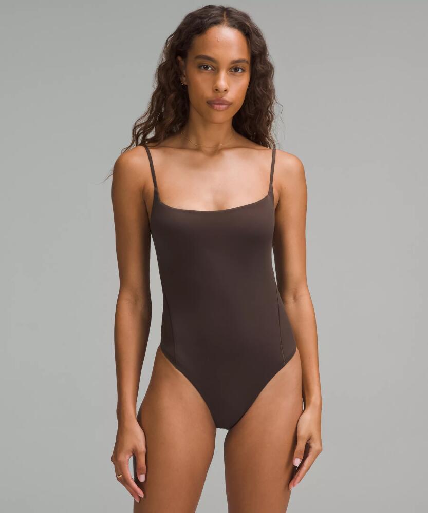 lululemon Wundermost Bodysuit - Ultra-Soft Nulu Square-Neck Spaghetti-Strap Bodysuit Cover