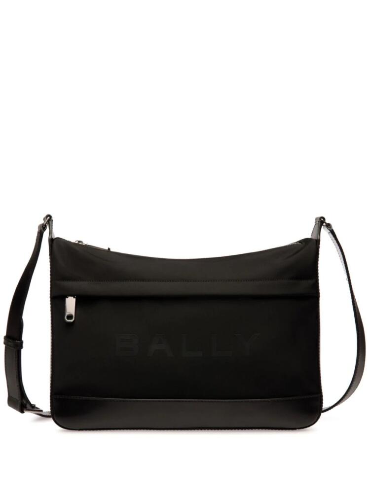 Bally logo-print messenger bag - Black Cover